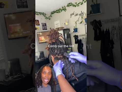Lint Removal Method...Yes or No? #longlocs #naturalhair #locnation