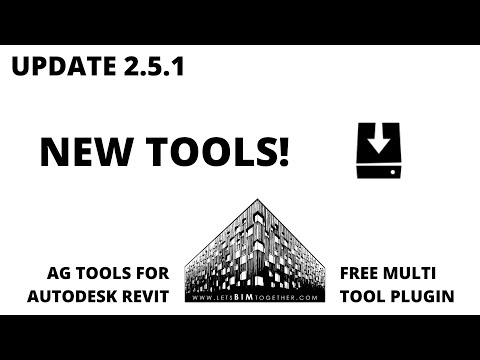 Free Revit Plugin - AG Tools - Part 14 - Update 2.5.1 - New Tools!