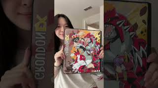 made a team magma’s groudon binder!