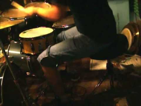 Screaminal new song (drumcam)