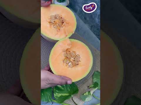 Muskmelon or cantaloupe smoothie | Kids Healthy Drink | High in Vitamin A | Early Foods