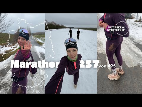Marathon Nr. 257 – Eisbad, Matschparty & ein tapferer Erstling