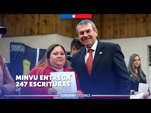🏠 Minvu entrega escrituras a 247 familias de Los Álamos
