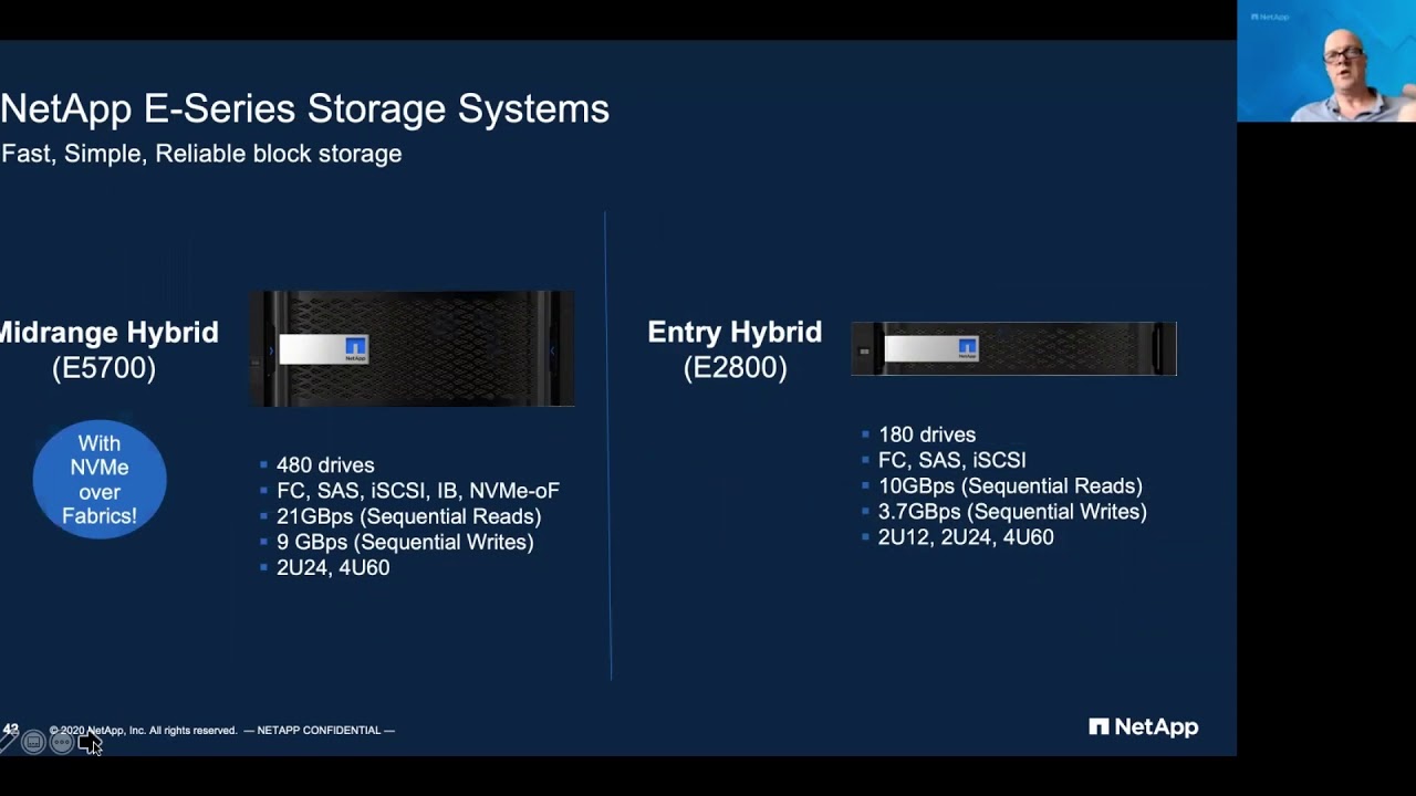 Why NetApp E-Series is the best storage for video surveillance and backup data