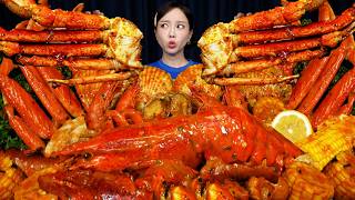 Download lagu 매콤커리 🔥 대게다리 & 랍스터 해물잔뜩 씨푸드보일 레시피 먹방! Giant Crab Legs Curry Seafood Boil Recipe Mukbang ASMR Ssoyoung mp3