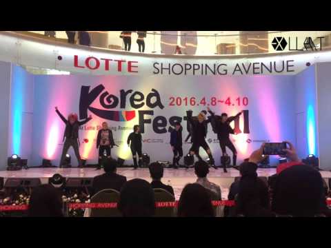 160409 EXOLLENT (EXO DANCE COVER) - Exodus, Call Me Baby Gayo Daejun 2015 Remix @ KTO Day 2