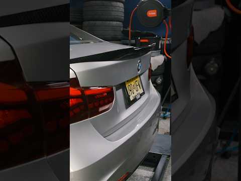 TECH TIP : BMW Trunk Lip INSTALL #Kies #BMW #CarbonFiber