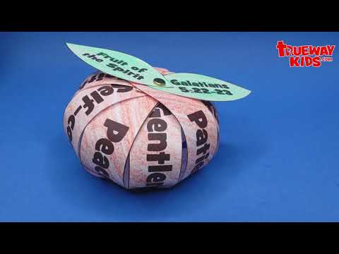 Fruit of the Spirit craft   Easy Bible craft for kids