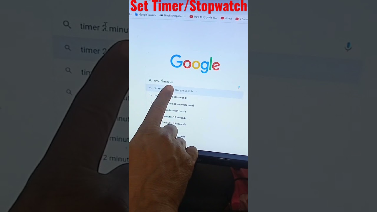 Set Timer/Stopwatch#short #computer #laptop