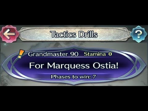 Feheroes - Tactics Drills : For Marquess Ostia!