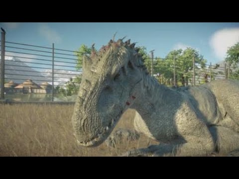 Indominus Rex Vs Spinosaurus - Jurassic World Evolution 2