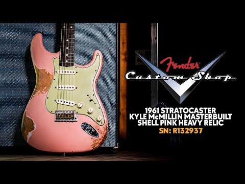 Peach Picks! | Fender Custom Shop Kyle McMillin Masterbuilt '61 Strat Heavy Relic Shell Pink