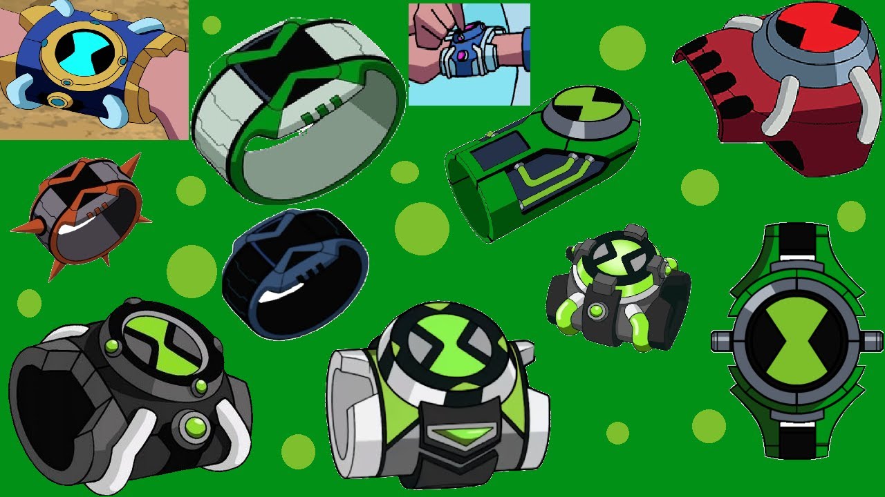 Every ben 10 omnitrix Part 1