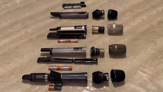 Changing Batteries and Capsules on Wireless Sennheiser Mics
