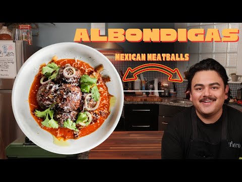 Albóndigas in Chipotle Salsa | Juicy Mexican Meatballs