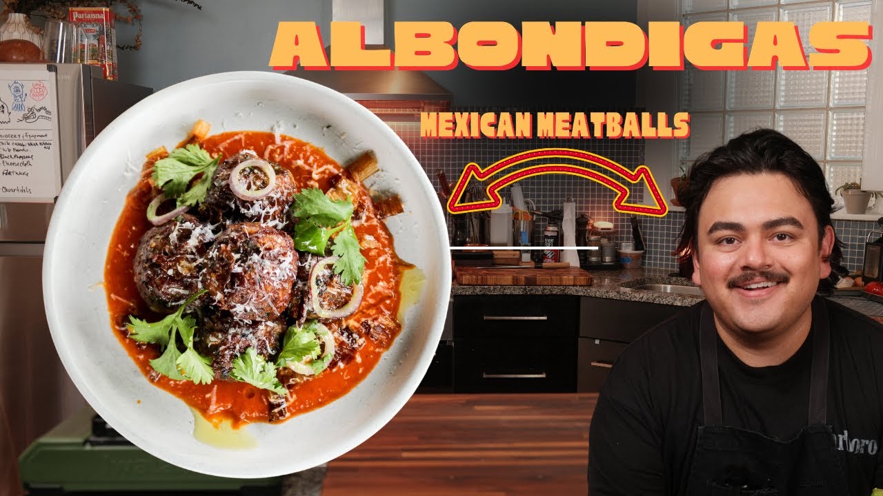 Albóndigas in Chipotle Salsa | Juicy Mexican Meatballs