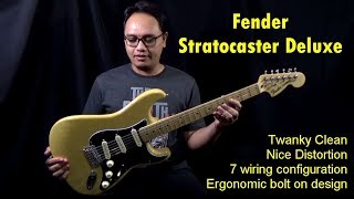 Video thumbnail for Fender Deluxe Stratocaster review by RobzFreakGuitar