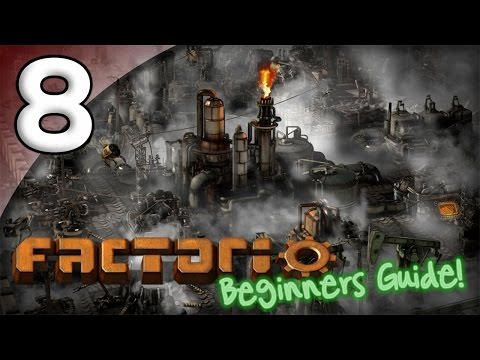 Factorio Beginner's Guide - 8. Railway Outpost - Let's Play Factorio Gameplay