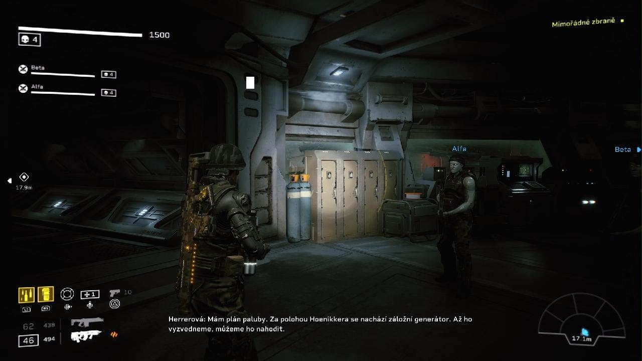 YouTube video: Záběry z kooperativní akce Aliens: Fireteam Elite