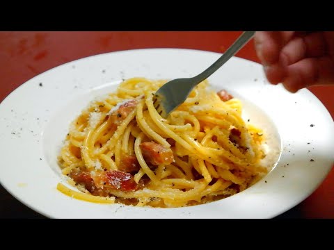 Pasta alla Carbonara - Roman Carbonara For One