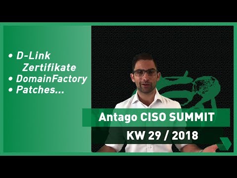 CISO Summit: KW 29 2018 – D-Link Zertifikate, DomainFactory & 334 Oracle Patches