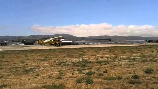 preview picture of video 'West Coast cub fly in, Lompoc, CA, 2014'