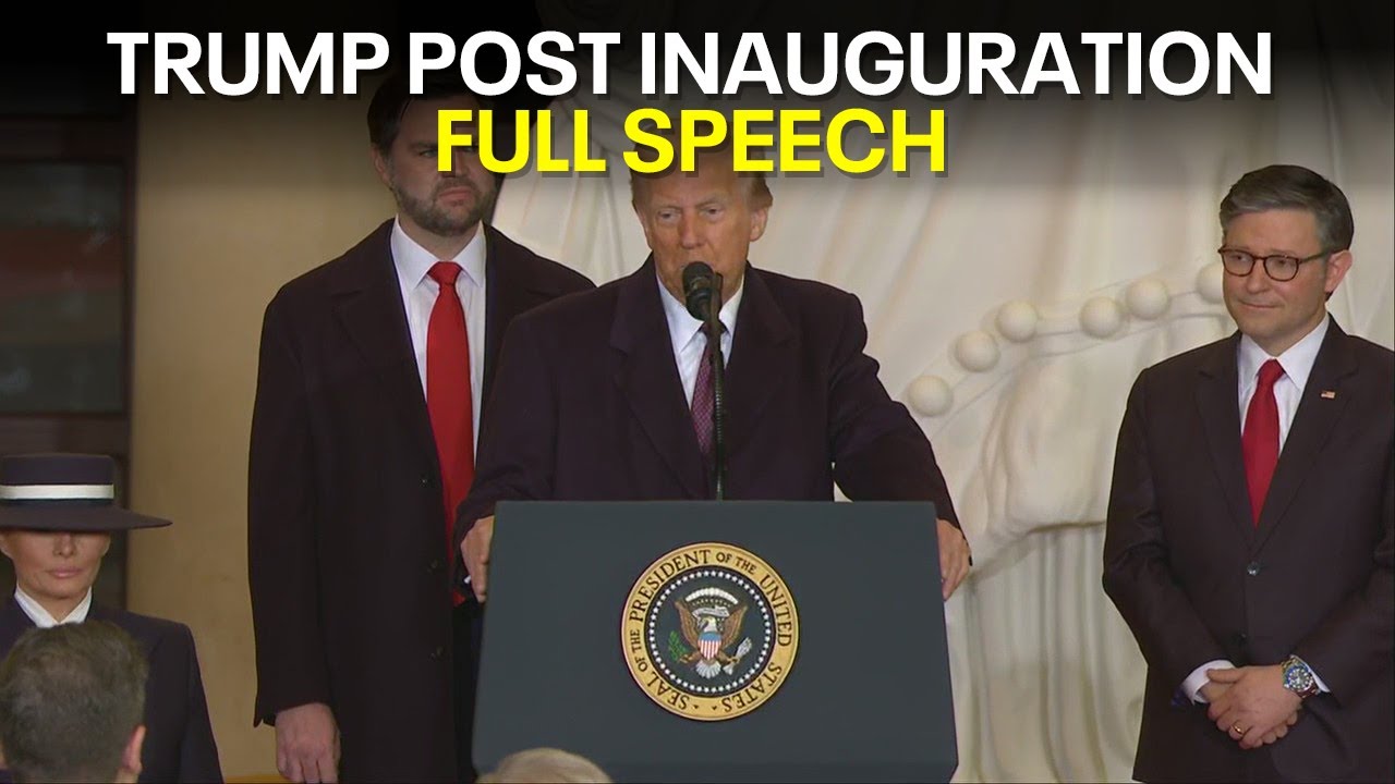 Pres. Trump addresses supporters after inauguration: FULL SPEECH