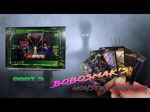 Monster Mondays!! SCP-001 Box Part 3! - Unboxing SCP cards (YCSR101001)