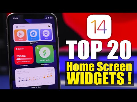 iOS 14 - TOP 20 Home Screen WIDGETS !