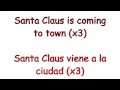 Glee - Santa Claus is coming to town (lyrics ...