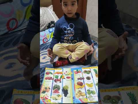 Study of fruits🍓🍑🍓🍑 with Pratyaksh