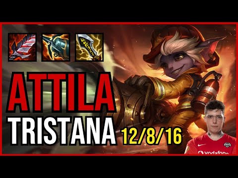 ATTILA - TRISTANA vs DRAVEN ADC - EUW Master - Patch 11.7