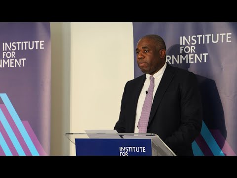 Keynote speech: Rt Hon David Lammy MP