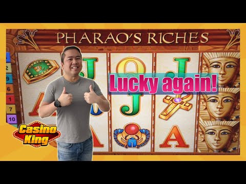 Lucky again on Pharao's Riches and 4 other Slots games! [Day 21 - Slots Challenge 4]