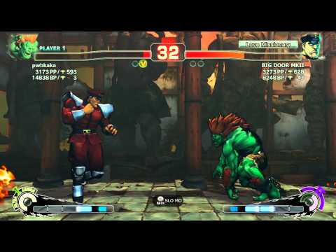 pwbkaka (BL) vs BIG DOOR MKII (DI) | SSF4: Arcade Edition PC - Ranked Match
