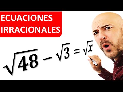 CÓMO RESOLVER ECUACIONES IRRACIONALES. Ecuaciones con raíces cuadradas. Muy Fácil