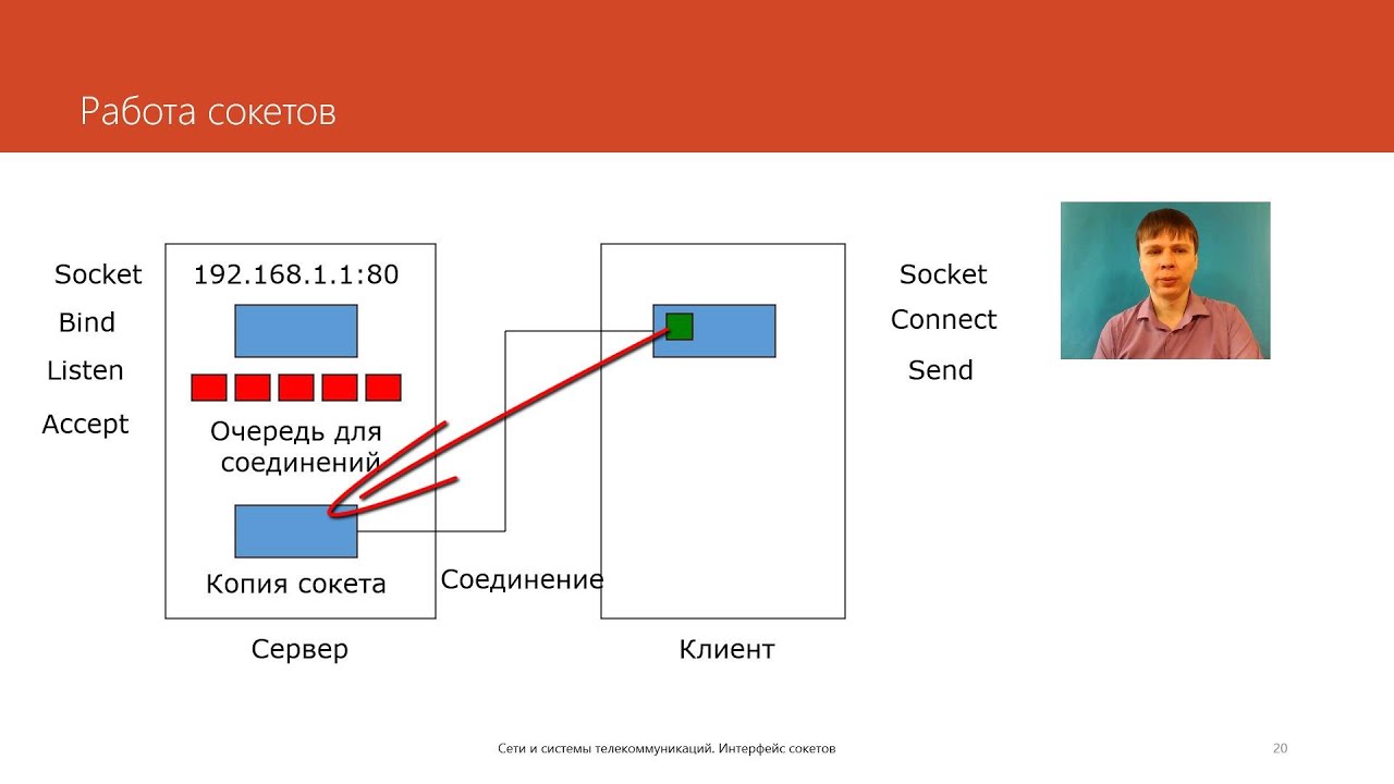 Интерфейс сокетов | Курс Компьютерные сети