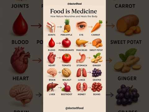 ✨ Food is Medicine | How Nature Nourishes & Heals the Body 🌿 #healthyeating #healthylifestyle