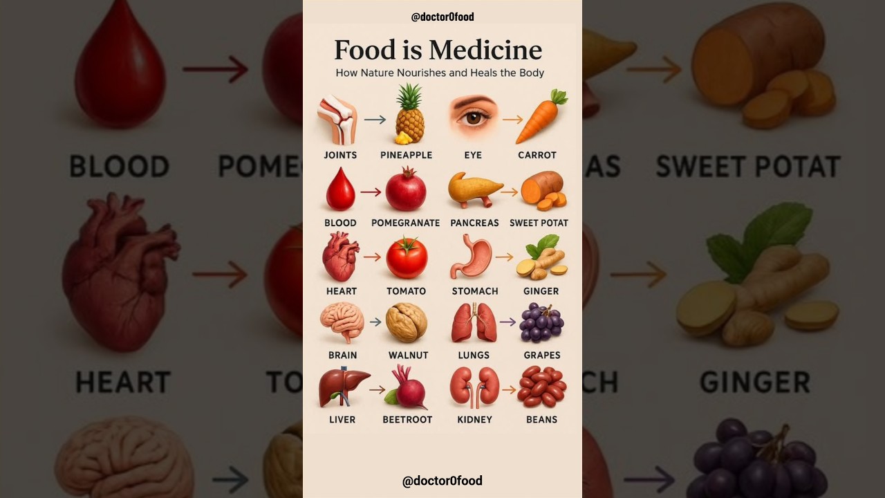✨ Food is Medicine | How Nature Nourishes & Heals the Body 🌿 #healthyeating #healthylifestyle