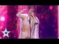 Beware of the WOLVES! Olena Uutai opens the show in style with unique act! | Semi-Finals | BGT 2018