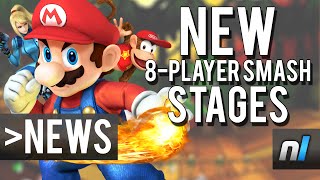 NEW 8-Player Smash Wii U Stages with Gameplay Footage!