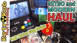 Retro and Modern Awesome Haul! Plus Chicken Wing Review