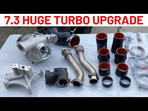 2001 7.3 powerstroke gets KC300x turbo, up pipes, ebpv delete, and more installed