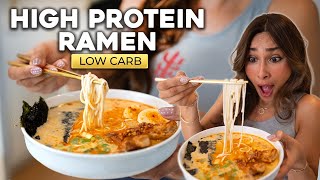 Zero Carb Noodles! Homemade Creamy Chicken Ramen