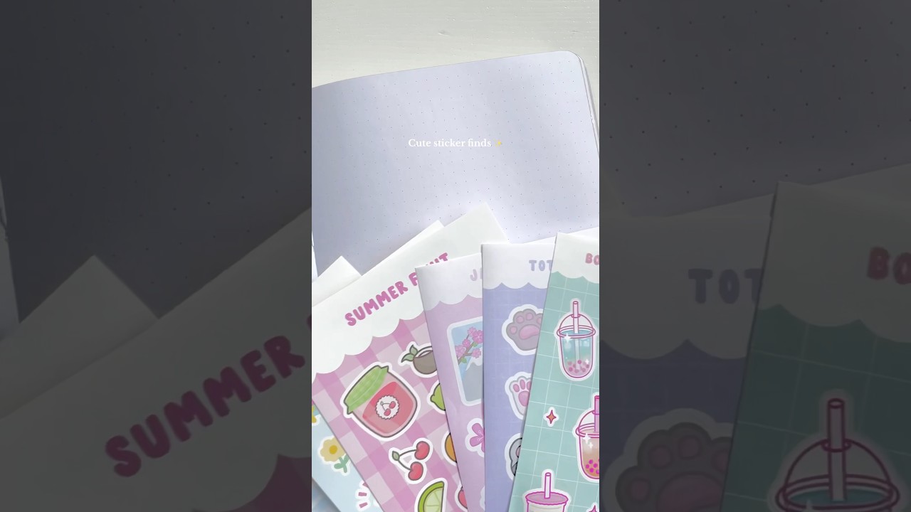 Super cute stickers ✏️✨ #shorts