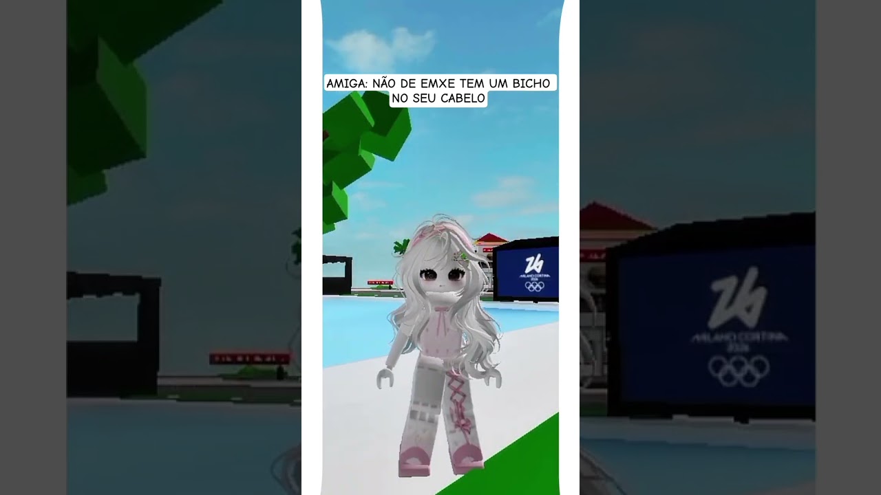 TEM UM BICHO NO SEU CABELO #roblox #naofloppa #meme
