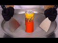Coca Cola Lemon Ice Cream Rolls ASMR