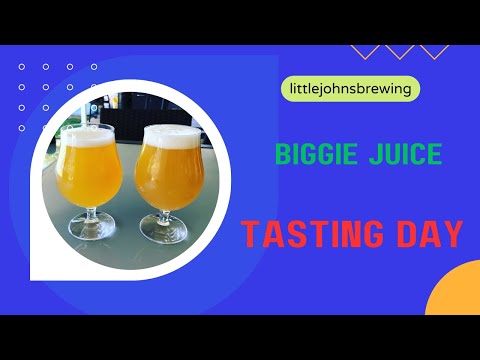 Biggie Juice tasting