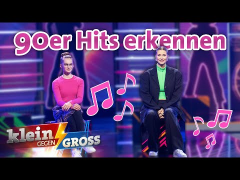 Lena Gercke vs. Mia: Wer erkennt mehr 90er-Hits an einer Sekunde? | Klein gegen Groß