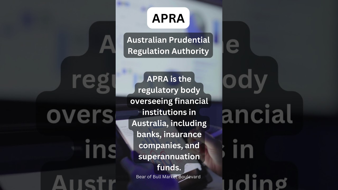 APRA - Australian Prudential Regulation Authority